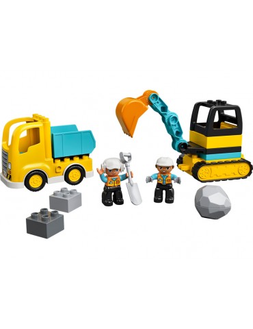LEGO DUPLO - Truck en tracked excavator