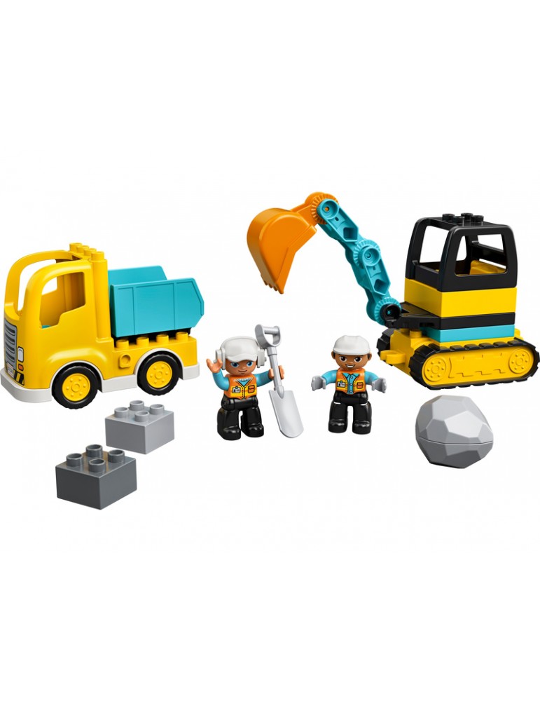 LEGO DUPLO - Truck en tracked excavator