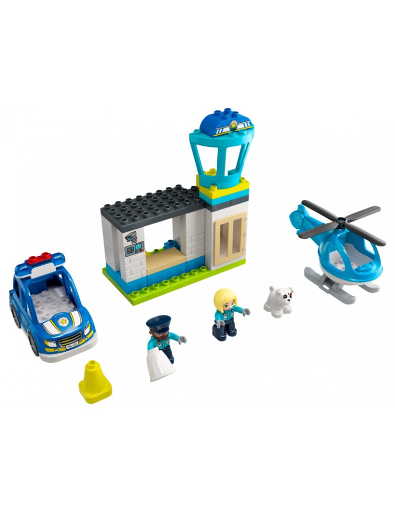 LEGO DUPLO - Police Station & Helicopter