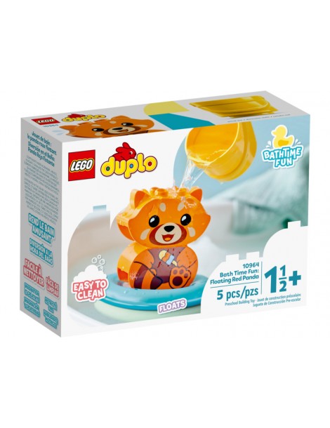 LEGO DUPLO - Bath Time Fun: Floating Red Panda