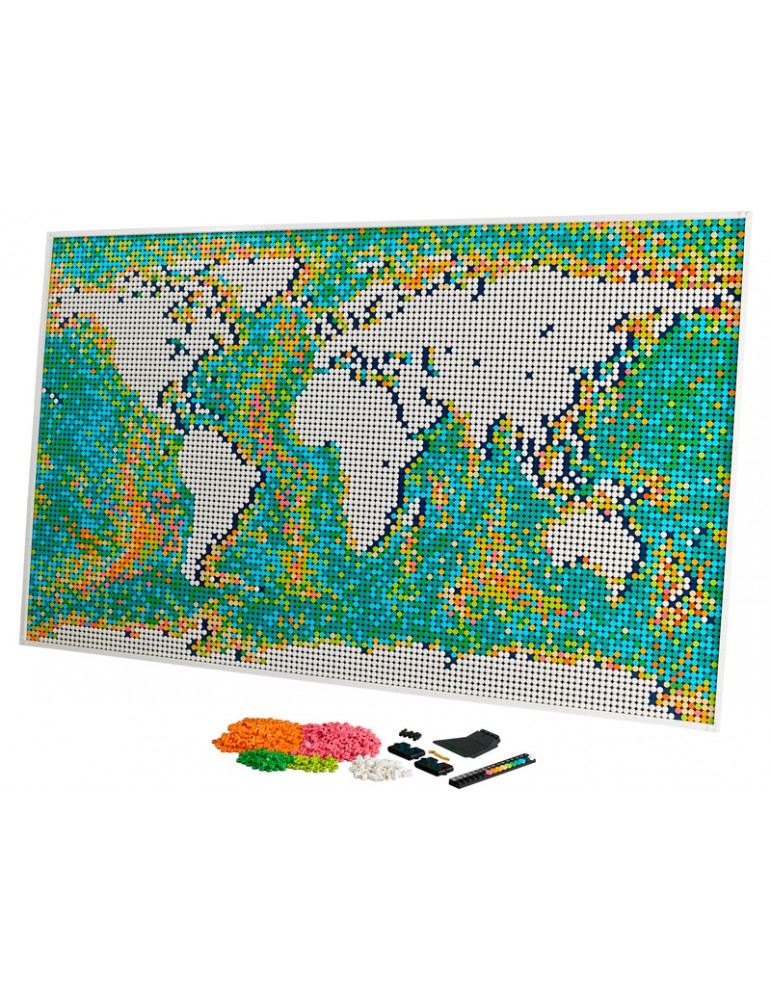 LEGO ART - Map of the world