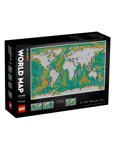 LEGO ART - Map of the world