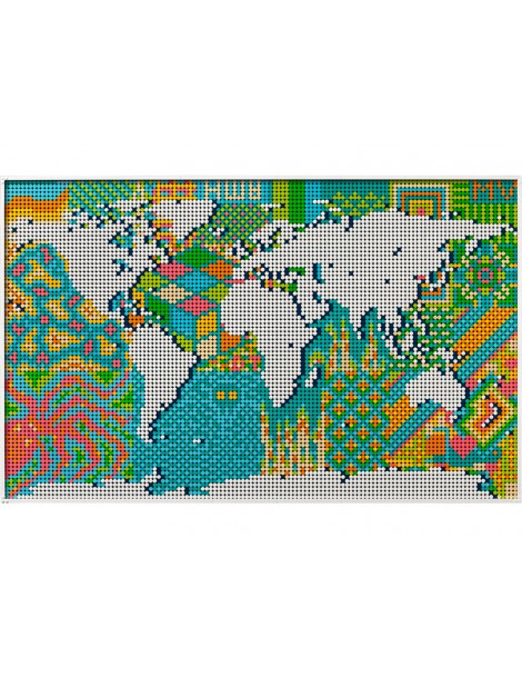 LEGO ART - Map of the world
