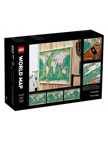 LEGO ART - Map of the world
