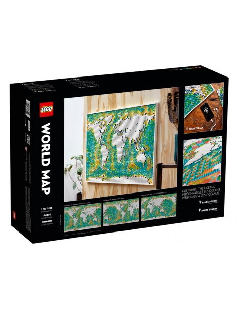 LEGO ART - Map of the world