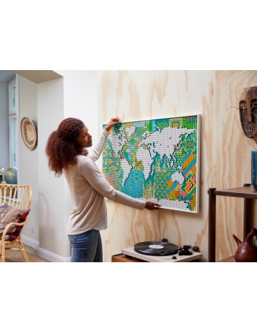 LEGO ART - Map of the world