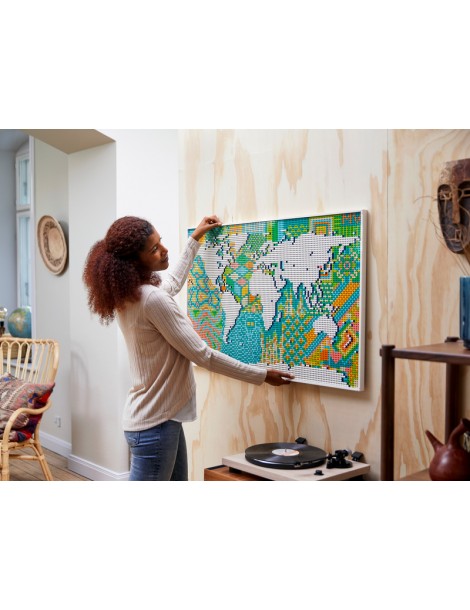 LEGO ART - Map of the world