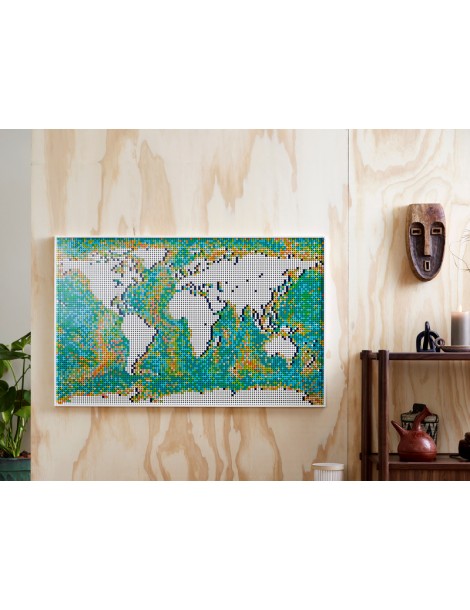 LEGO ART - Map of the world