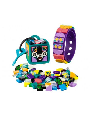 LEGO DOTs - Neon Tiger Bracelet & Bag Tag