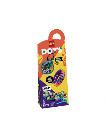 LEGO DOTs - Neon Tiger Bracelet & Bag Tag