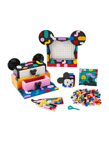 LEGO DOTS - Mickey Mouse & Minnie Mouse Back-to-School Project Box