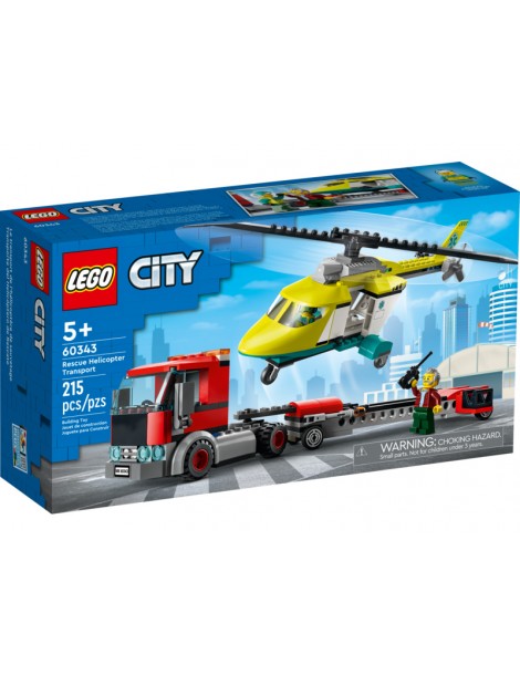 LEGO City - Rescue Helicopter Transport