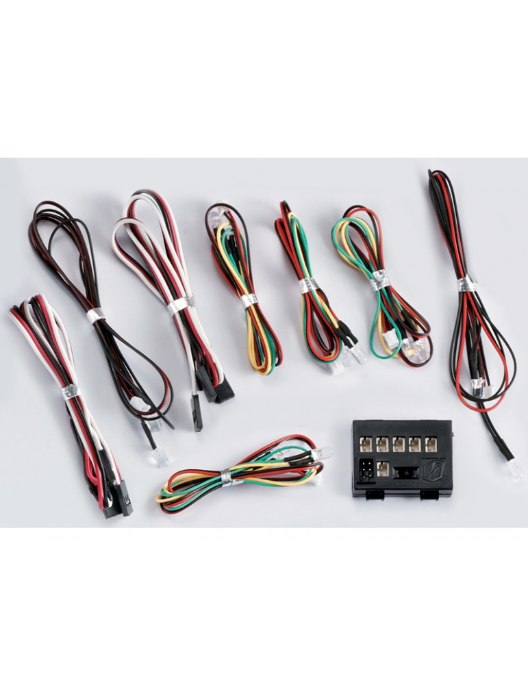 Killerbody LED Light Set 1/10 w/Controller Box (12 LEDs)
