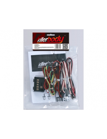 Killerbody LED Light Set 1/10 w/Controller Box (12 LEDs)