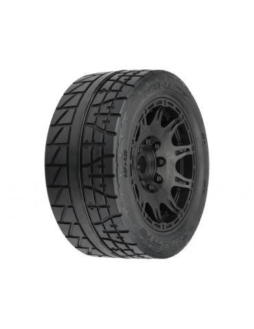 Pro-Line Wheel 5.7", Menace HP Tire, Raid 24mm Wheels (2)