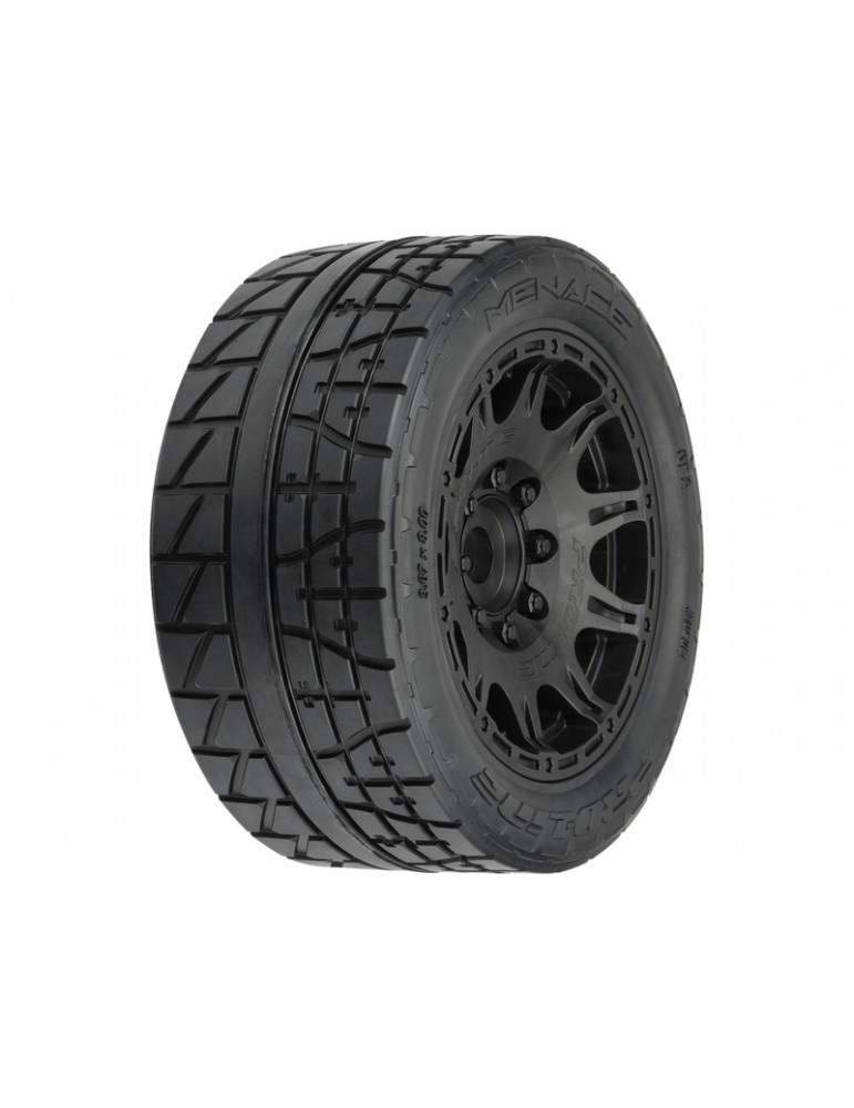 Pro-Line Wheel 5.7", Menace HP Tire, Raid 24mm Wheels (2)
