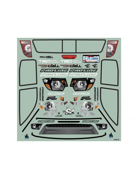 Pro-Line Body 1/10 2015 Toyota Tacoma TRD Pro: Crawlers 313mm