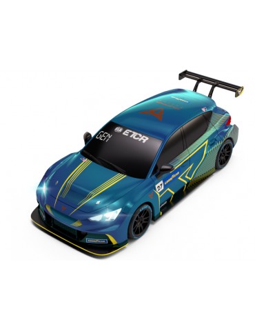 SCX Compact Cupra E-Racer Tambay 1:43 analoginis trasos modelis su LED žibintais CyborgShop