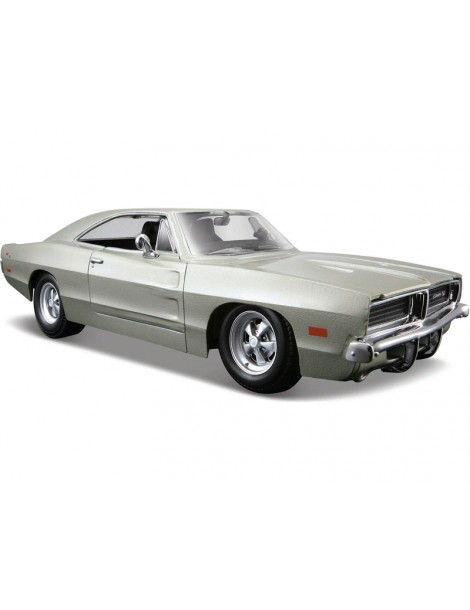 Maisto Dodge Charger R/T 1969 1:25 silver