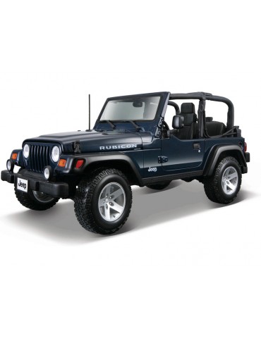 Maisto Jeep Wrangler Rubicon 1:18 metallic blue