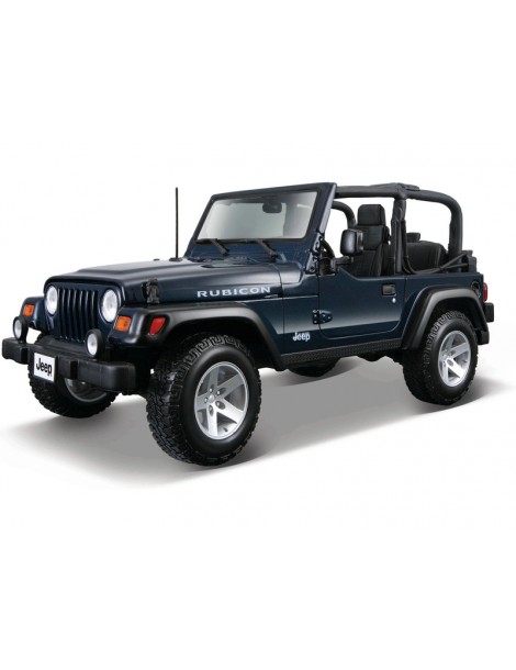 Maisto Jeep Wrangler Rubicon 1:18 metallic blue