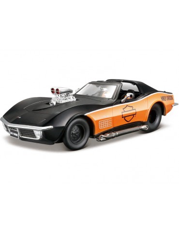 Maisto Harley-Davidson Custom - Chevrolet Corvette 1970 1:24