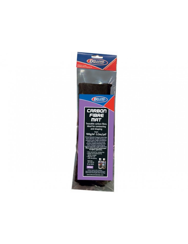 Carbon Fibre Mat 100g/m2 75x33cm Carbon Fibre Mat 100g/m2 75x33cm