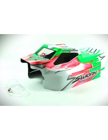 SWORKz Falcon 1 Bruggy Style Clean Body Shell Set (Pre-Cut 90%)