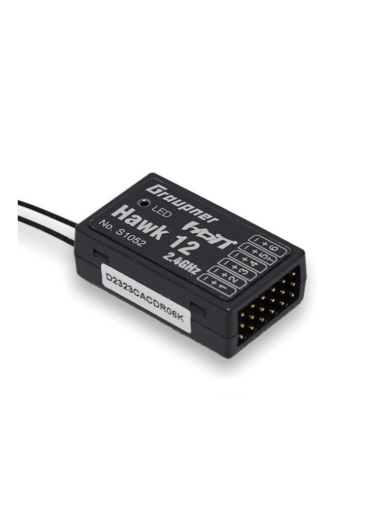 Gyro receiver HOTT Hawk 12-S1052 Gyro receiver HOTT Hawk 12-S1052
