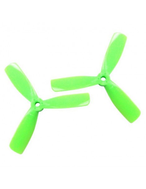 3 blade Plastic 4x4.5 prop CW/CCW green (10 pairs)