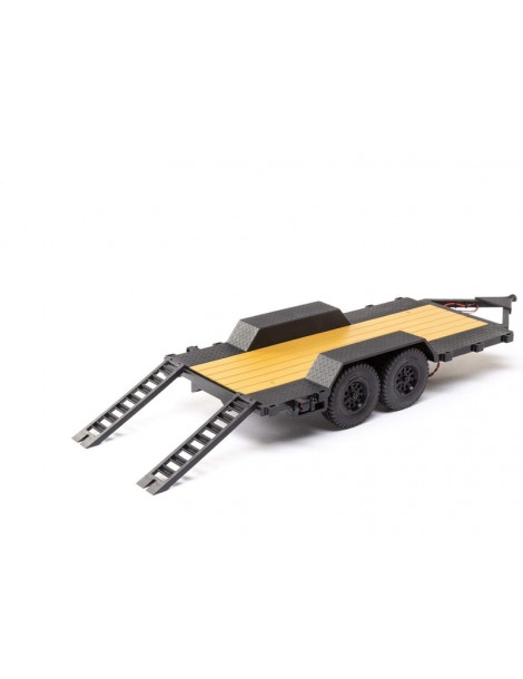 Axial SCX24 Flat Bed Vehicle Trailer with LED
