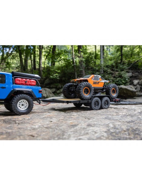 Axial SCX24 Flat Bed Vehicle Trailer with LED