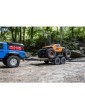 Axial SCX24 Flat Bed Vehicle Trailer with LED