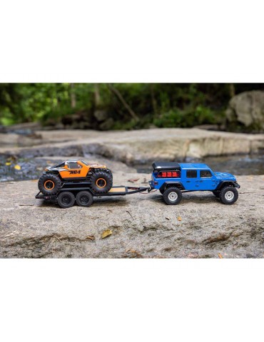 Axial SCX24 Flat Bed Vehicle Trailer with LED