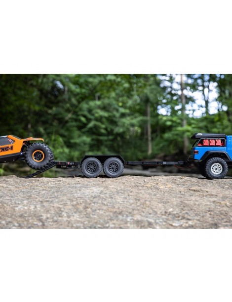 Axial SCX24 Flat Bed Vehicle Trailer with LED
