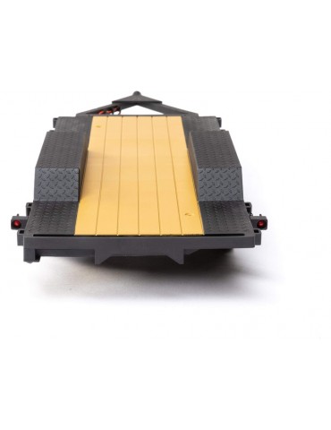 Axial SCX24 Flat Bed Vehicle Trailer with LED