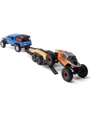 Axial SCX24 Flat Bed Vehicle Trailer with LED