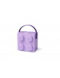 LEGO pietų dėžutė su rankena 166x165x117mm - Lavender