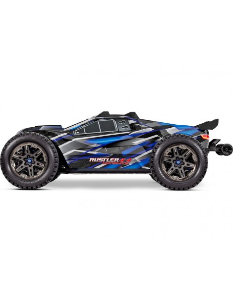 Traxxas Rustler 4x4 Ultimate VXL RTR mėlyna