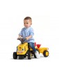 FALK - D tské odrážedlo Baby Komatsu s vlečkou, lopatkou a hrabičkami