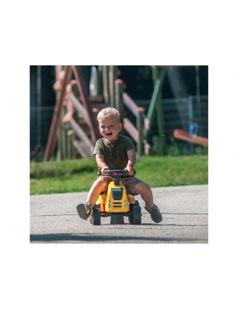 FALK - D tské odrážedlo Baby Komatsu s vlečkou, lopatkou a hrabičkami