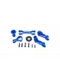 Traxxas Steering bellcranks/ draglink (6061-T6 aluminum, blue-anodized) (fits X-Maxx)