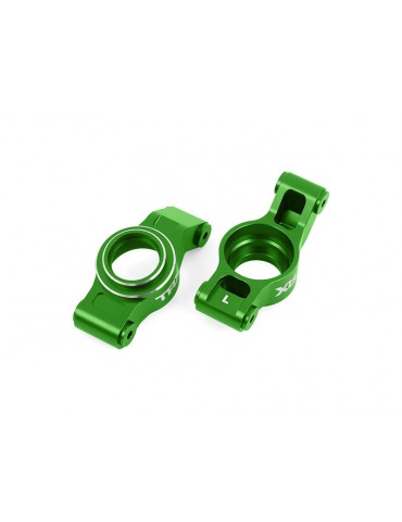 Traxxas Carriers, stub axle (green-anodized 6061-T6 aluminum) (left & right)