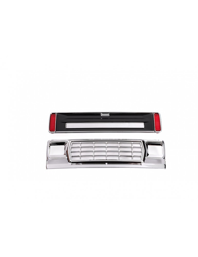 Traxxas Front grille/ tailgate panel (black)/ LED lenses (rear) (fits 9812 body)