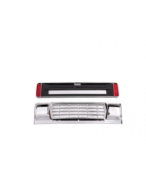 Traxxas Front grille/ tailgate panel (black)/ LED lenses (rear) (fits 9812 body)