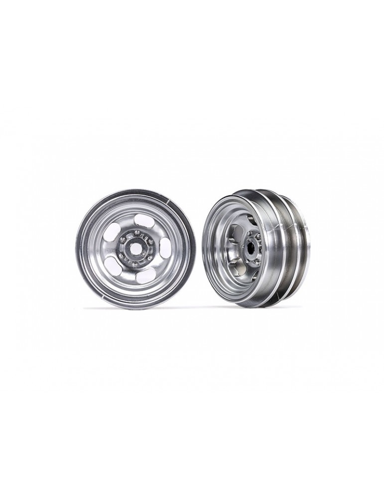 Traxxas Wheels 1.0" (satin chrome) (2)