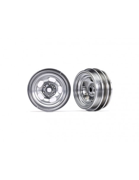 Traxxas Wheels 1.0" (satin chrome) (2)