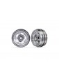 Traxxas Wheels 1.0" (satin chrome) (2)