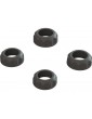 Arrma Shock Cap (4): 4X4, Black