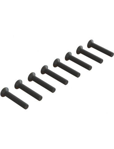 Arrma Flat Head Hex Machine Screw M3x18mm (10)